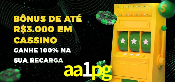 aa1pg melhor bônus de depósito