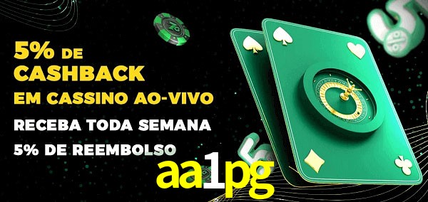Promoções do cassino ao Vivo aa1pg
